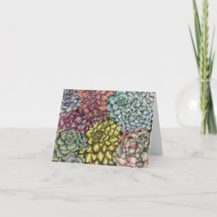 Tarjeta Succulents