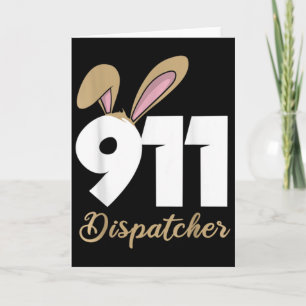 Tarjeta Sudadera con capucha de despachador de 911 de Pasc