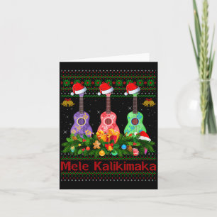 Tarjeta Sudaderas feas de Navidad para mujeres Mele Kaliki