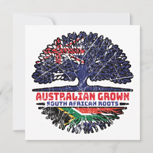 Tarjeta Sudáfrica Australia sudafricana (Anverso)