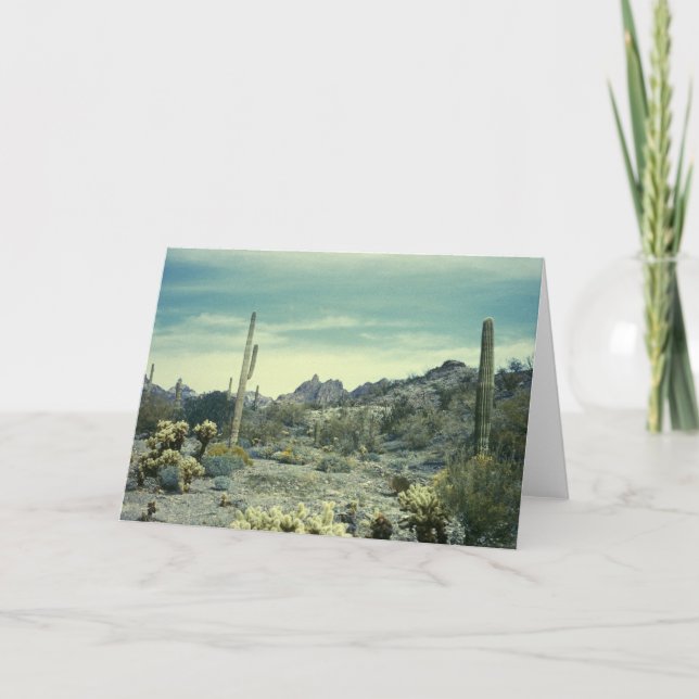 Tarjeta Sudoeste del desierto de Arizona (Anverso)