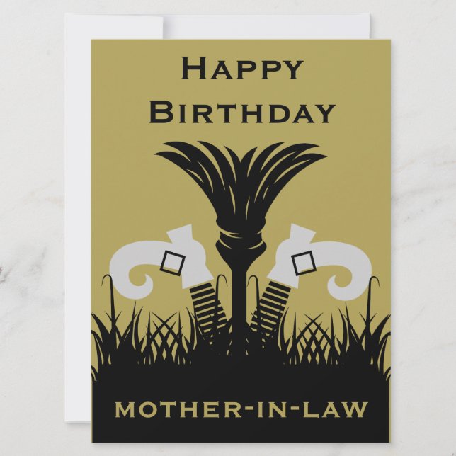 Tarjeta Suegra Divertida  (Anverso)