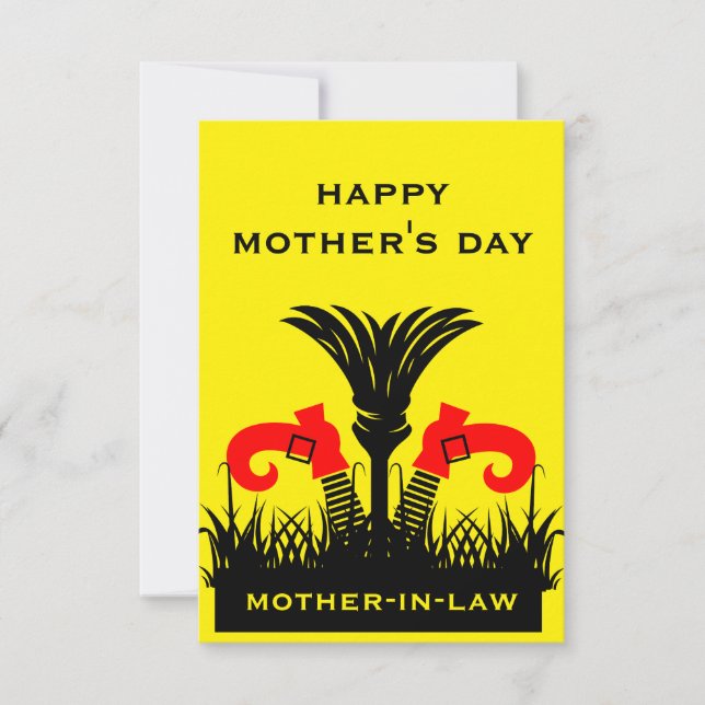 Tarjeta Suegra Divertida  (Anverso)