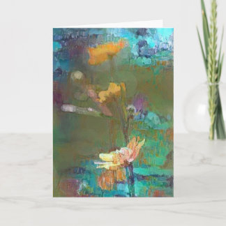 Tarjeta Sueño con flores