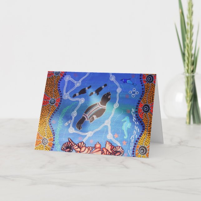 Tarjeta Sueño de focas (Anverso)