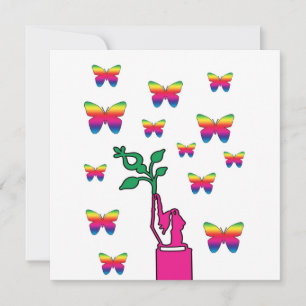 Tarjeta Sueño de mariposa