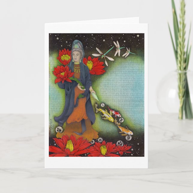 Tarjeta Sueño IX de la libélula (como arriba, tan abajo) (Anverso)