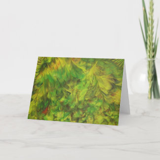 Tarjeta sueño verde