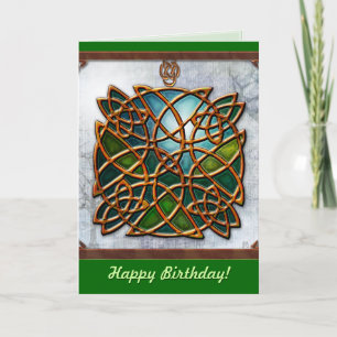 Tarjeta Sueños celtas (tarjeta de cumpleaños)