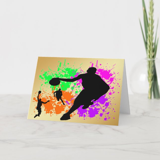 Tarjeta Sueños de baloncesto (Anverso)