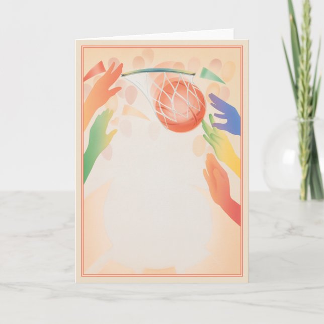 Tarjeta Sueños de Baloncesto © (Anverso)