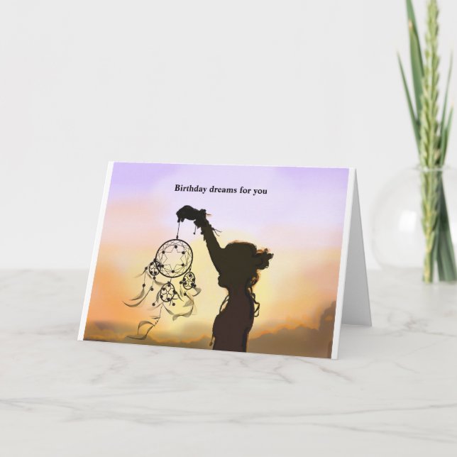 Tarjeta Sueños de cumpleaños (Anverso)