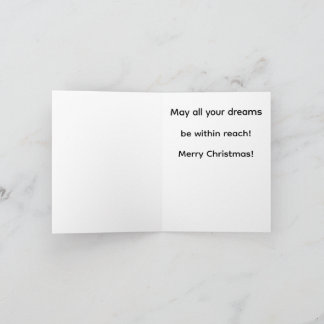 Tarjeta Sueños de Navidad
