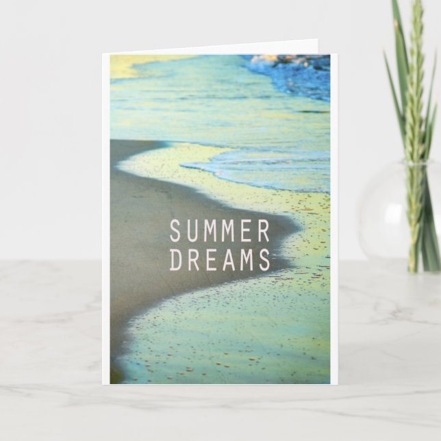 Tarjeta Sueños de verano (Anverso)