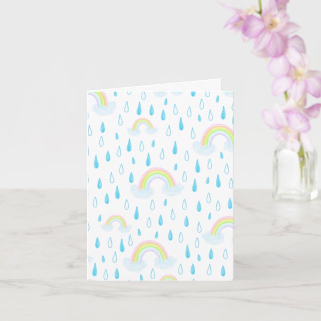 Tarjeta Sueños del arcoiris (Orquídea)