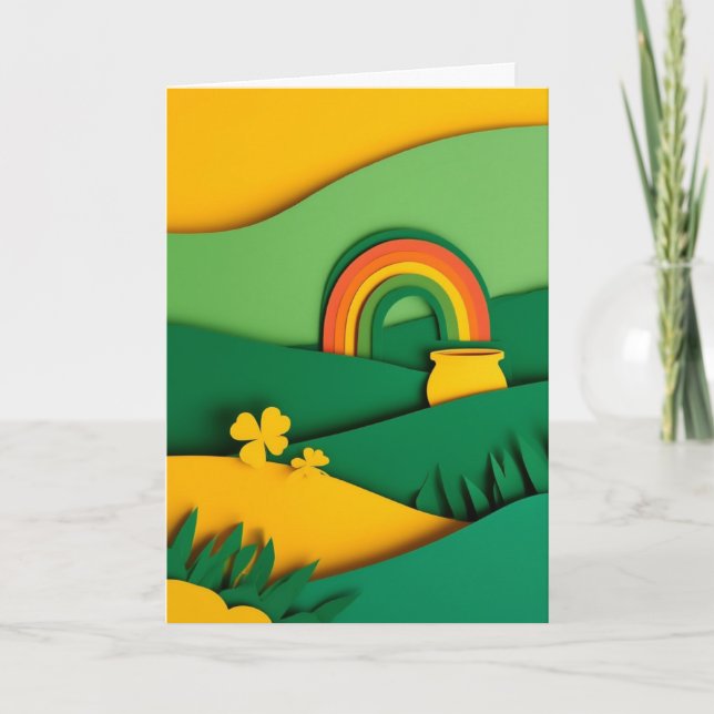 Tarjeta Suerte de Oro de Arcoíris (Anverso)