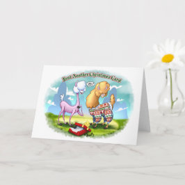 Tarjeta SUÉTER DE ALPACA (mate) por Jeff Willis Art