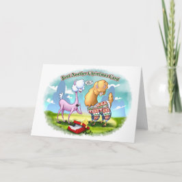 Tarjeta SUÉTER DE ALPACA (semi brillo) por Jeff Willis Art