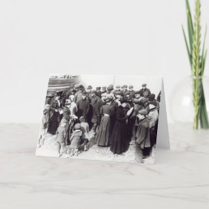 Tarjeta Suffragettes en Hastings, 1908