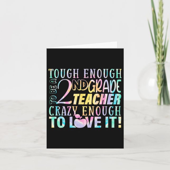 Tarjeta Suficiente Para Enseñar El Segundo Grado De Maestr (Anverso)