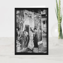 Tarjeta Sufragistas publicando proyectos de ley de votos p