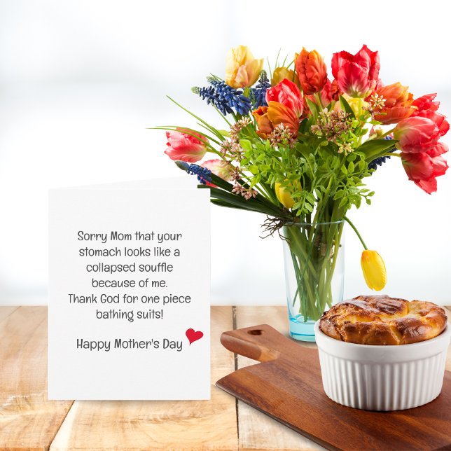 Tarjeta Sufre divertido del Día de la Madre  (Subido por el creador)