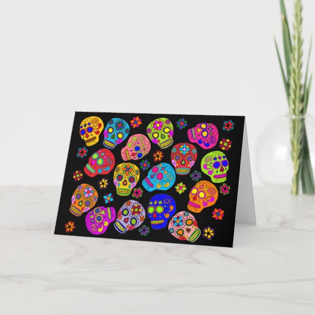 Tarjeta Sugar Skull (Anverso)