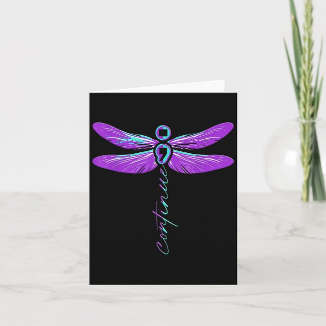 Tarjeta Suicide Awareness Suicide Prevention Suprt Survivo (Anverso)