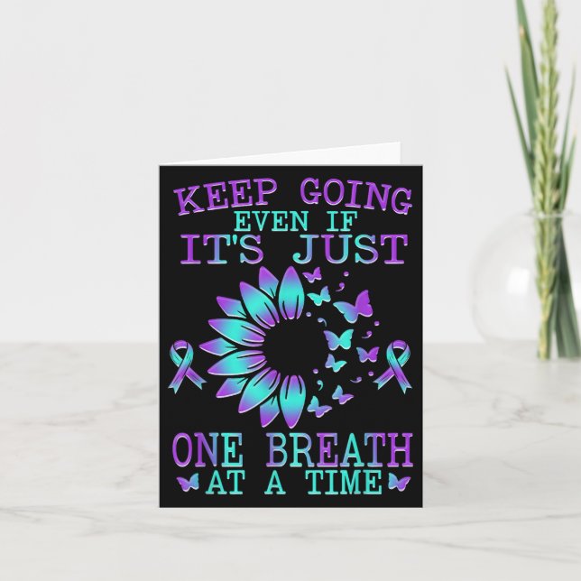 Tarjeta Suicide Awareness Suicide Prevention Suprt Survivo (Anverso)