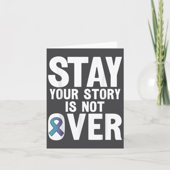 Tarjeta Suicide Prevention Your Story _ I For Suprters  (Anverso)