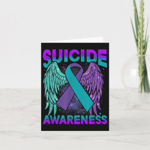 Tarjeta Suicidio Concienciación Suicida Vestimenta Cinta S