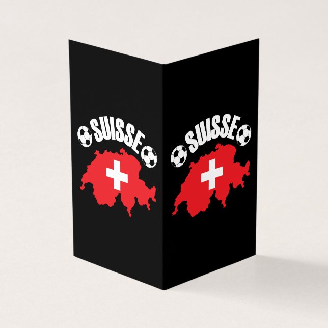 Tarjeta Suisse Suiza Soccer (Exterior)