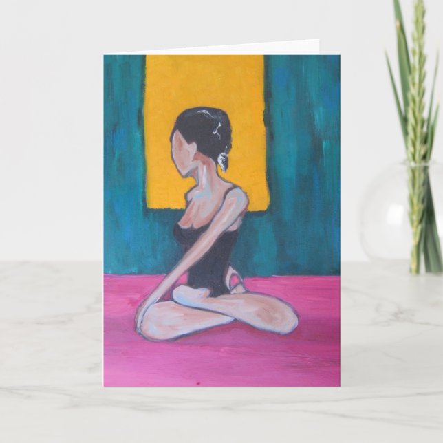 Tarjeta Sukhasana (Anverso)