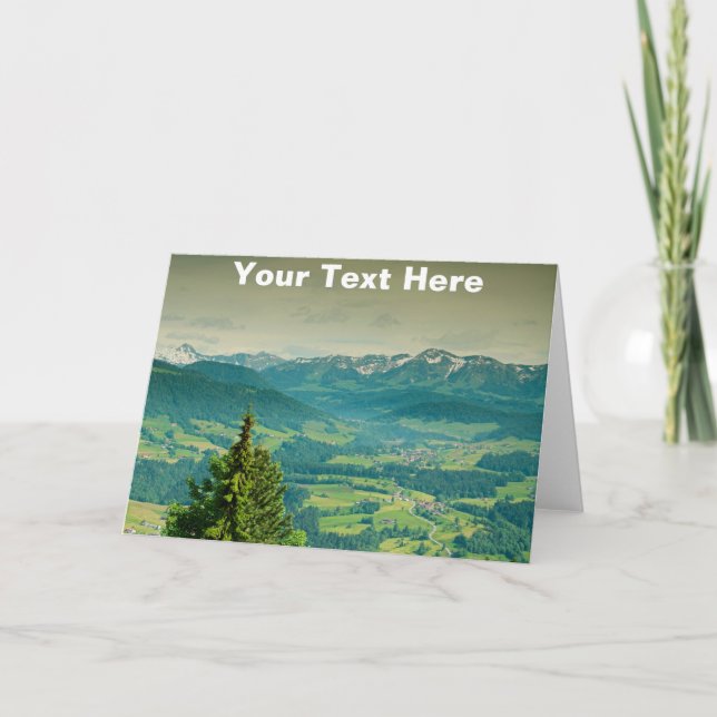 Tarjeta Sulzberg personalizable, Austria (Anverso)