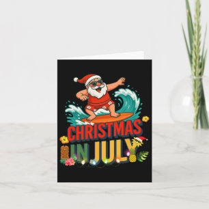 Tarjeta Suma De Regalos De Surf De Julio En Santa Hawái