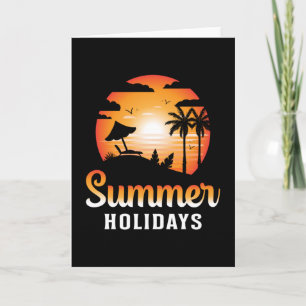 Tarjeta Summer Beach Vacation Sea Surf Guay Sun Funny Gift
