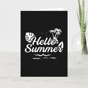 Tarjeta Summer Beach Vacation Surf Sea Guay Sun Divertido
