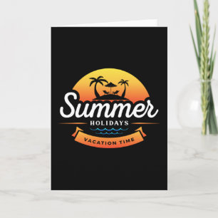 Tarjeta Summer Sea Beach Vacation Surf Guay Sun Funny Gift