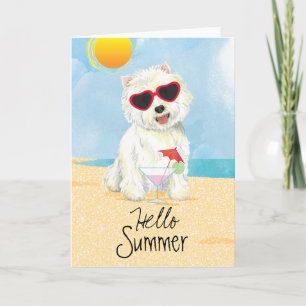 Tarjeta Summer Westie