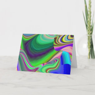Tarjeta Summerfeeling, Resumen 3D Rainbowart