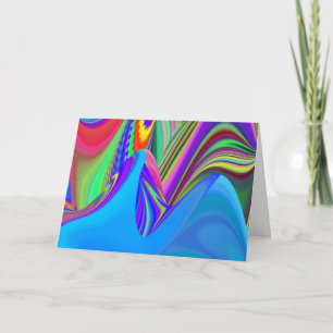 Tarjeta Summerfeeling, Resumen 3D Rainbowart