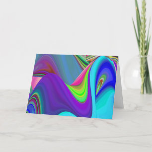Tarjeta Summerfeeling, Resumen 3D Rainbowart