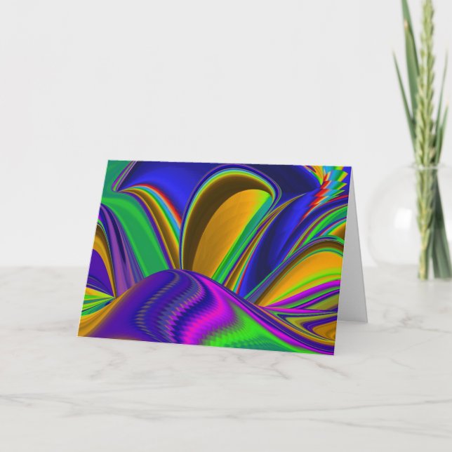 Tarjeta Summerrainbow , Resumen del Rainbowart 3D (Anverso)