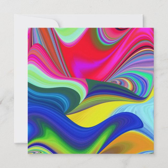 Tarjeta Summerrainbow , Resumen del Rainbowart 3D (Anverso)