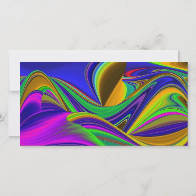 Tarjeta Summerrainbow , Resumen del Rainbowart 3D (Anverso)