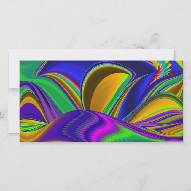 Tarjeta Summerrainbow , Resumen del Rainbowart 3D (Anverso)
