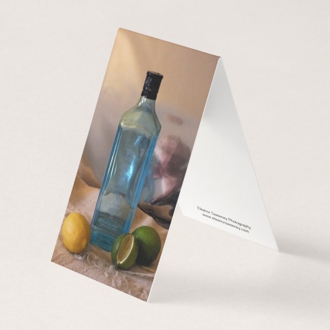 Tarjeta "Summertime" still Life with Bottle and Citrus (Anverso)