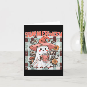 Tarjeta Summerween Funny Halloween Fall Trending Design Ta