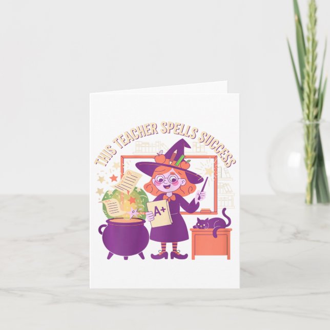 Tarjeta Summerween Skeleton Beach Fiesta Halloween Vibes (Anverso)
