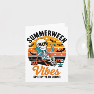 Tarjeta Summerween Vibes Spooky Year Round Halloween Spook